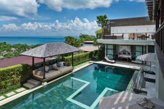 Dijual Luxury Villa Ocean View di Jimbaran- view from left upstairs balcony