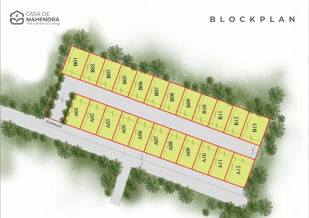 Blockplan Casa de mahendra