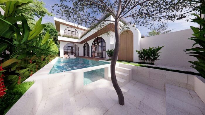 Villa Mediterranean Dijual di Nusa Dua Bali
