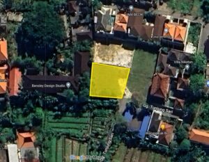 dijual tanah di tunjung sari sanur