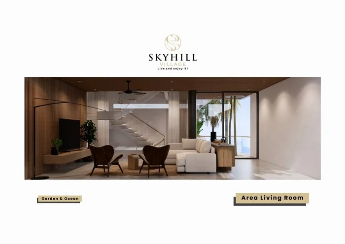 Interior dan Exterior Tipe Tiper garden & Ocean View Skyhill Village Bali