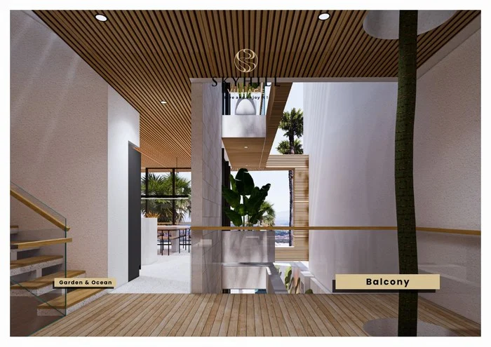 Interior dan Exterior Tipe Tiper garden & Ocean View Skyhill Village Bali