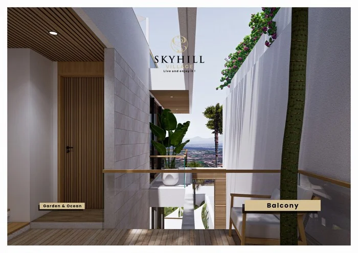 Interior dan Exterior Tipe Tiper garden & Ocean View Skyhill Village Bali