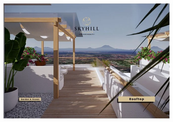 Interior dan Exterior Tipe Tiper garden & Ocean View Skyhill Village Bali