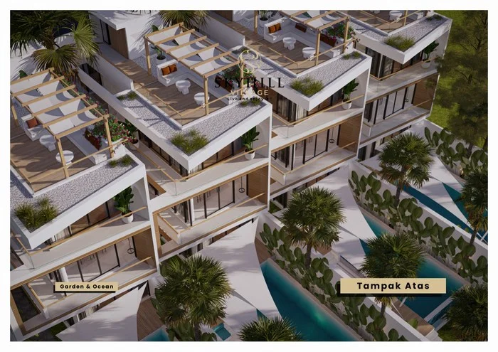 Interior dan Exterior Tipe Tiper garden & Ocean View Skyhill Village Bali