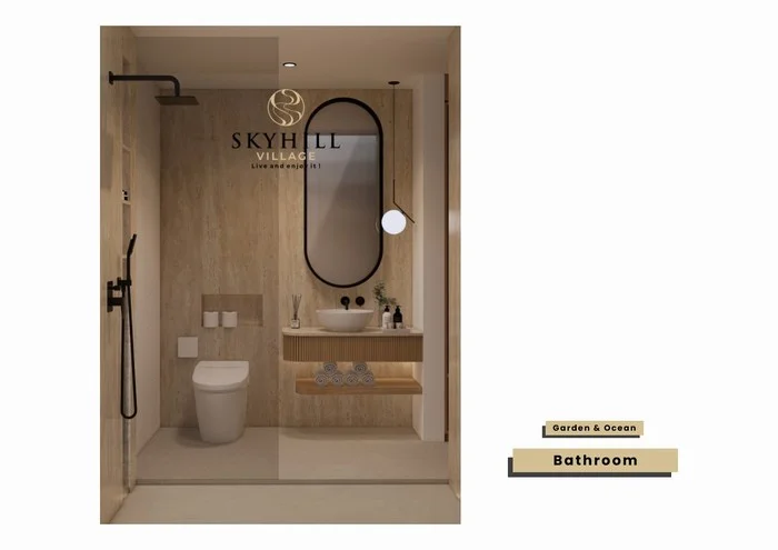 Interior dan Exterior Tipe Tiper garden & Ocean View Skyhill Village Bali