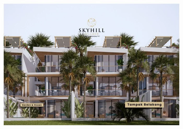Interior dan Exterior Tipe Tiper garden & Ocean View Skyhill Village Bali