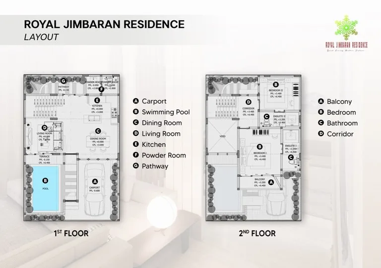 layout ROYAL JIMBARAN RESIDENCE