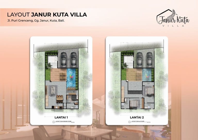 Lay Out Janur Kuta Villa