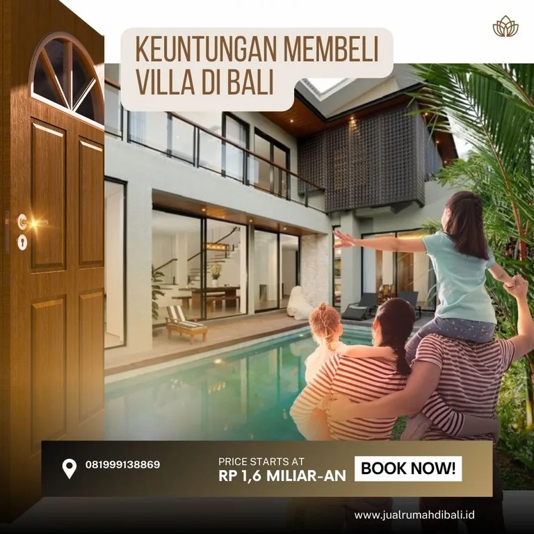 Kelebihan membeli villa di bali