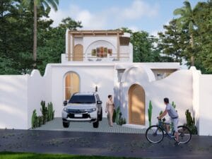 Fasad Depan Infinity Pecatu Villa