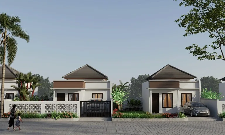 fasad Perdana Kampial Cluster Type 36