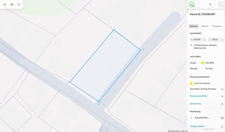 Dijual Tanah di Jalan Intaran II Tumbak Bayuh Untuk Villa