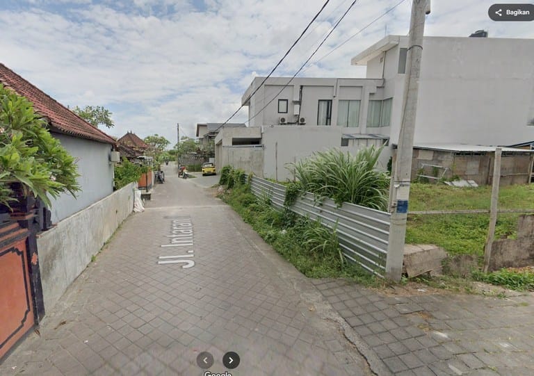 dijual tanah jalan intaran tumbak bayuh