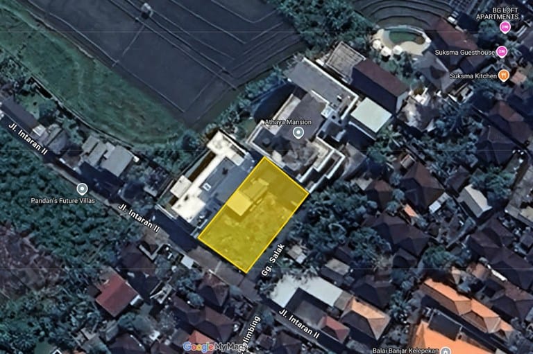 dijual tanah dekat jalan raya tumbak bayuh
