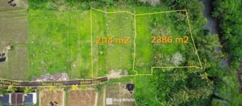 Dijual Tanah di Kengetan Singakerta Ubud Pinggir Sungai wos