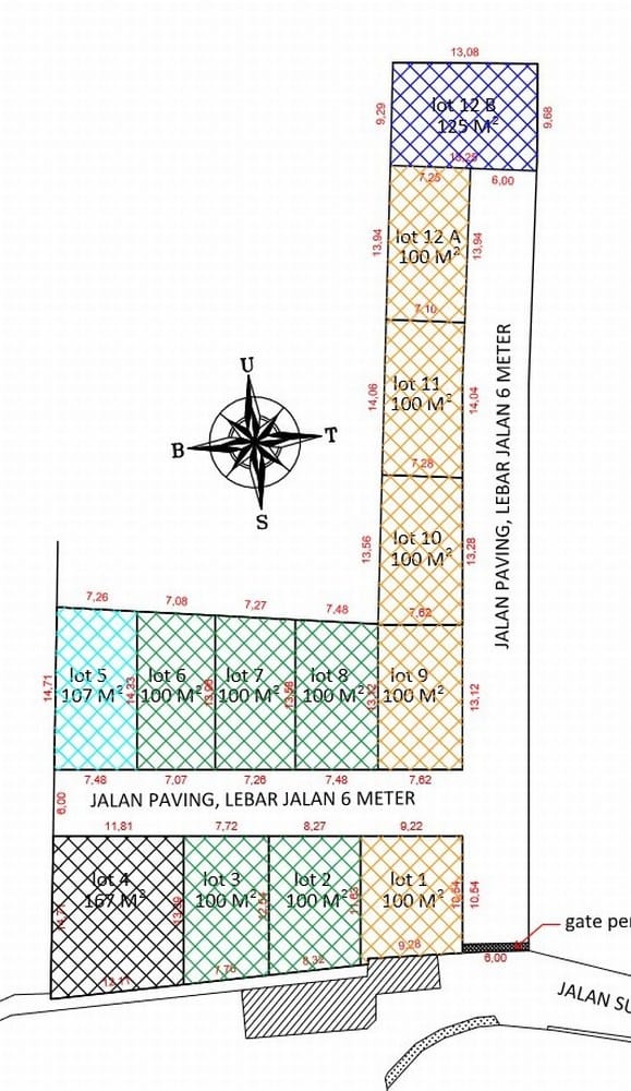 block plan Jayaning Suli Residence 1