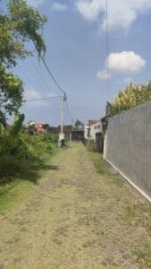 dijual tanah gang wayang 8 tegal cupek