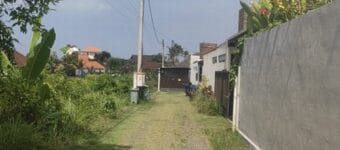 dijual tanah gang wayang 8 tegal cupek