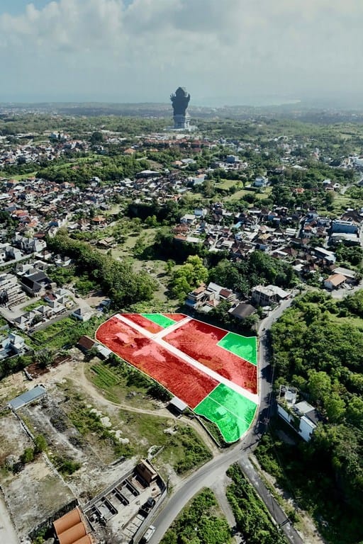 Dijual Tanah Kavling di Jalan Goa Gong Ungasan Dekat Pantai
