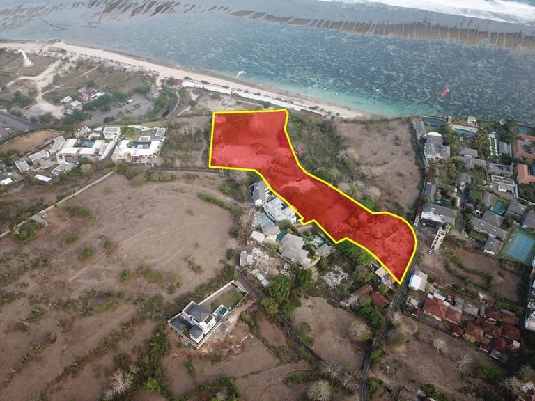 Dijual Tanah Pinggir Tebing Karang Putih Pantai Pandawa Bali