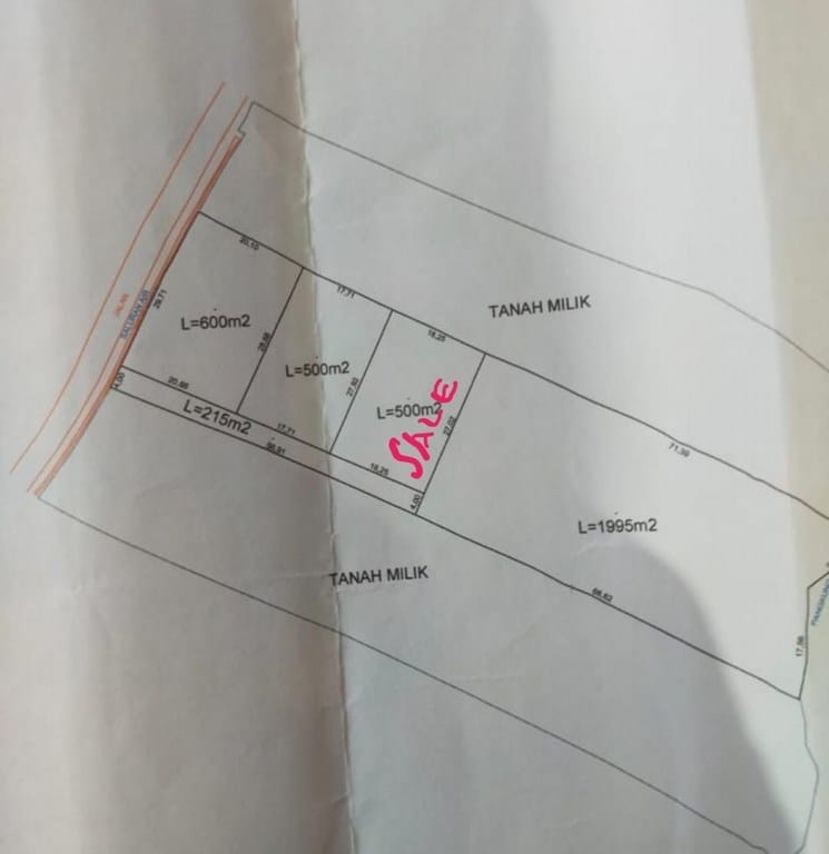 Dijual Tanah di Jalan Jangga Belalang Dekat Pantai Kedungu