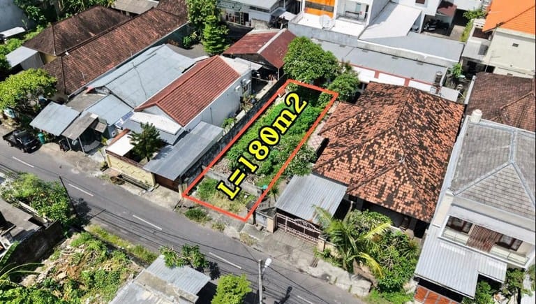 tanah untuk rumah mewah di Renon