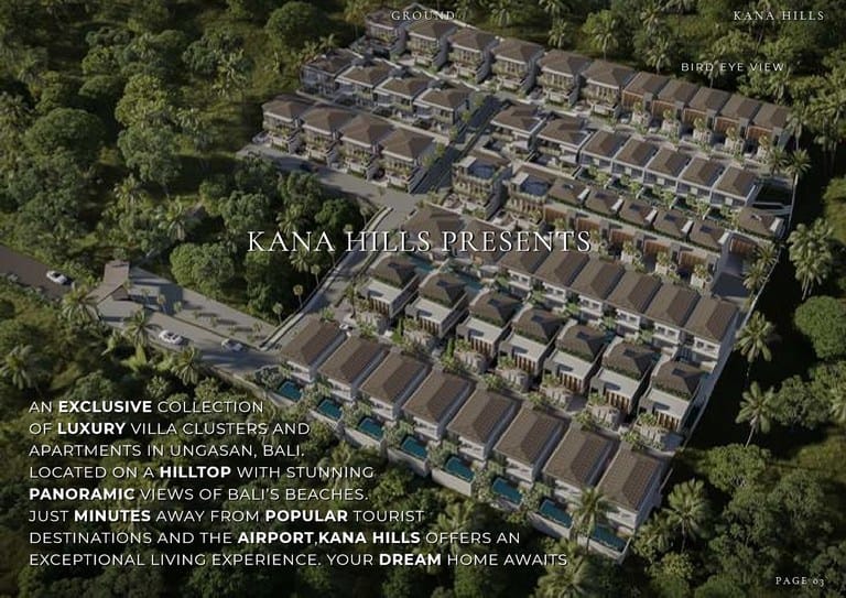 kana hills villa ungasan bali