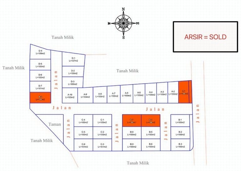 Stok taman mumbul indah residence