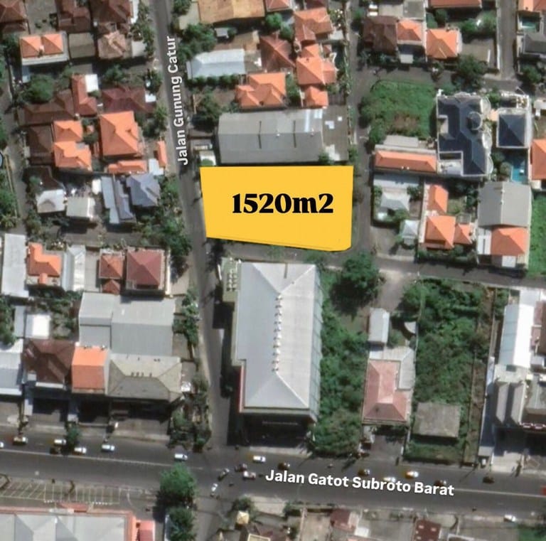 Dijual Tanah Jalan Gunung Catur Denpasar