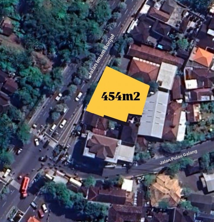 Dijual Tanah Jalan Imam Bonjol Denpasar Untuk Komersial