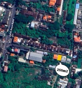 Dijual Tanah Raya Kuta Dekat Hotel Harris River View