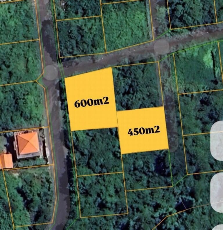 Peta lokasi strategis tanah dijual dekat gerbang Tol Nusa Dua dan Bandara Ngurah Rai.