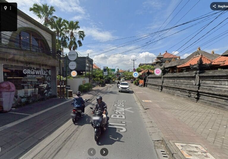 Dijual Tanah Pinggir Jalan Batu Belig Seminyak 400m2