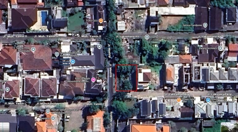 Dijual Tanah di Laksamana XIV Renon 2 Are