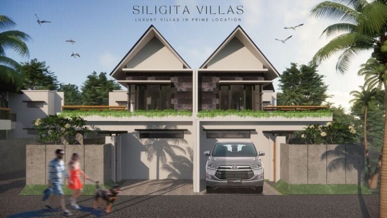 Interior kamar tidur utama villa di Nusa Dua dengan pencahayaan alami maksimal dan material bangunan berkualitas tinggi dekat kawasan ITDC.