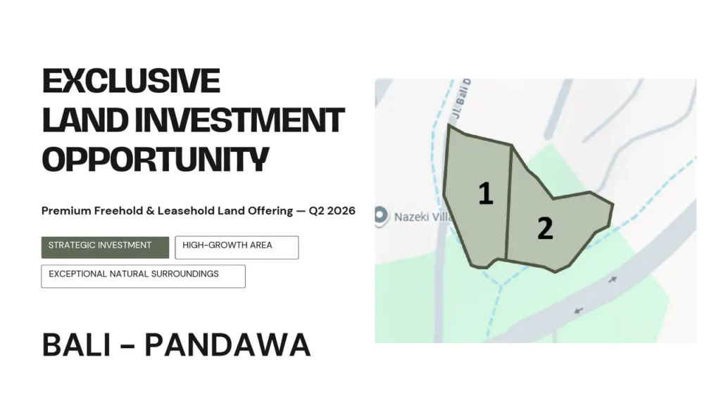 dijual tanah ocean view di pandawa