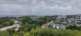 Peta lokasi tanah pinggir pantai Bali di area Ungasan yang cocok untuk pengembangan properti komersial akomodasi pariwisata.