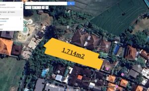 Jual tanah di Umalas Tunon seluas 17 are strategis dekat Villa Joty dan Umalas Living Bali.
