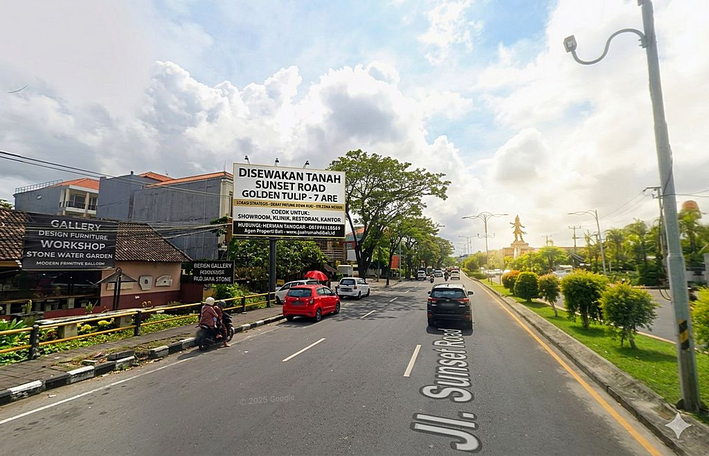 Disewakan Tanah Sunset Road Golden Tulip Luas 7 Are