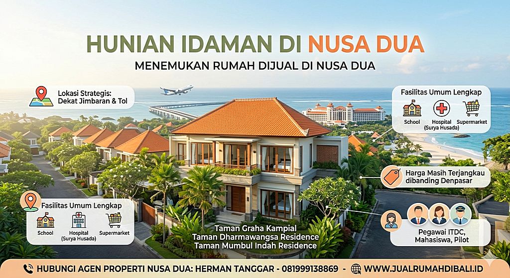 Menemukan Hunian Idaman di Nusa Dua Jantung Pariwisata Dunia