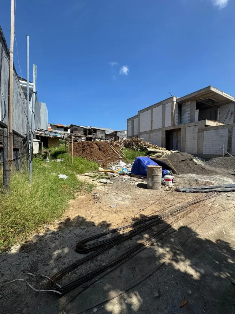 Tanah untuk villa di kayu tulang canggu lingkungan tenang.