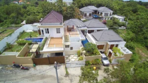 Kamar tidur minimalis mewah di komplek Villa Aisis Pecatu