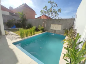 Area rooftop villa dengan pemandangan laut (ocean view) Jimbaran.