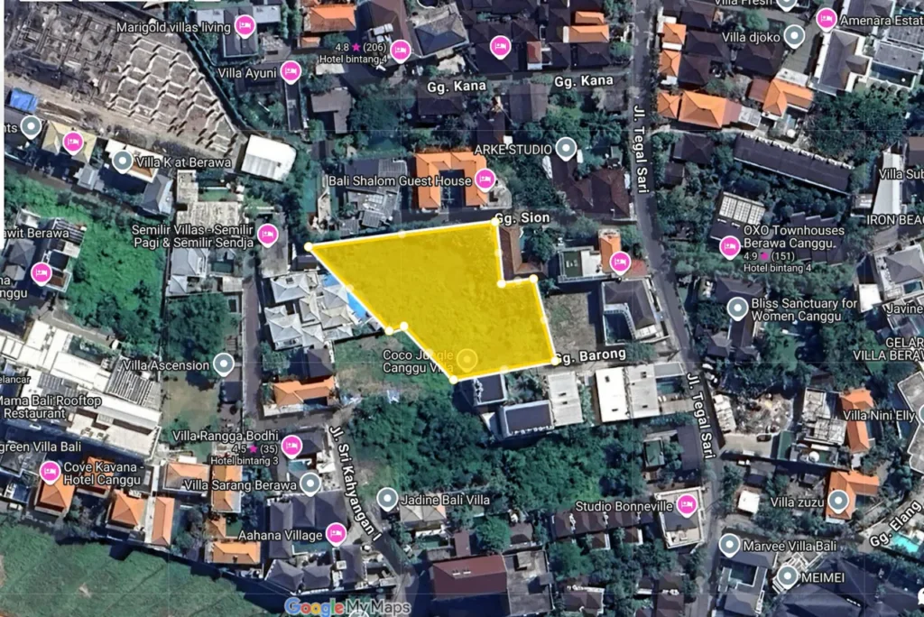 Land For Sale Leasehold in Berawa