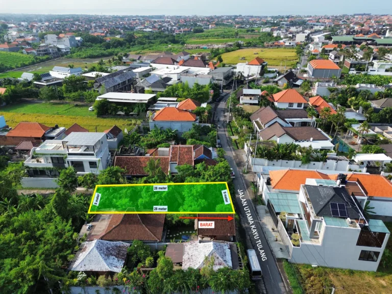 Tanah Raya Kayu Tulang Selatan Canggu Dijual 2,3 Are