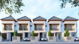 Desain rumah minimalis modern dua lantai di Denpasar Bali