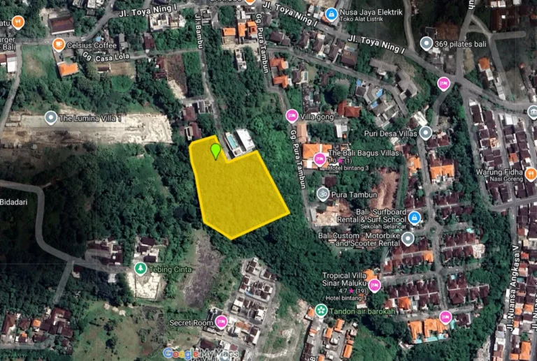 Dijual Tanah Ocean View di Toya Ning Ungasan Bali