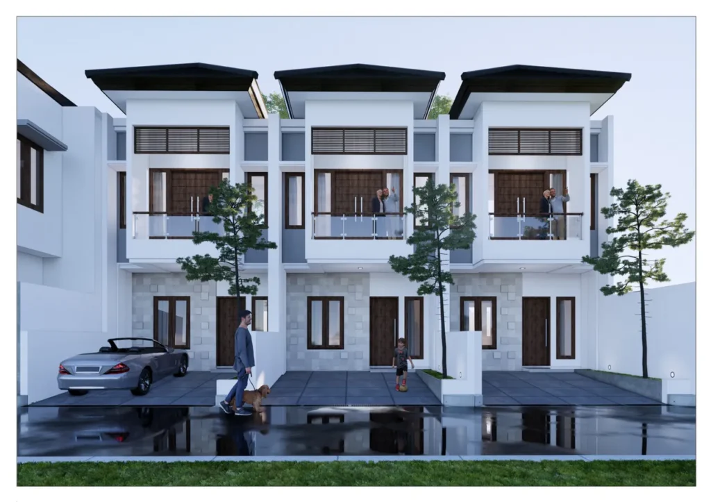 Townhouse modern minimalis di Sesetan Pedungan Denpasar Bali