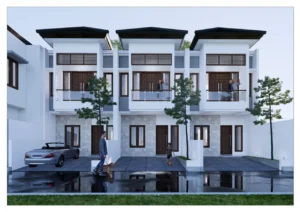 Townhouse modern minimalis di Sesetan Pedungan Denpasar Bali